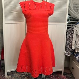 Beautiful coral Ted Baker knit dress